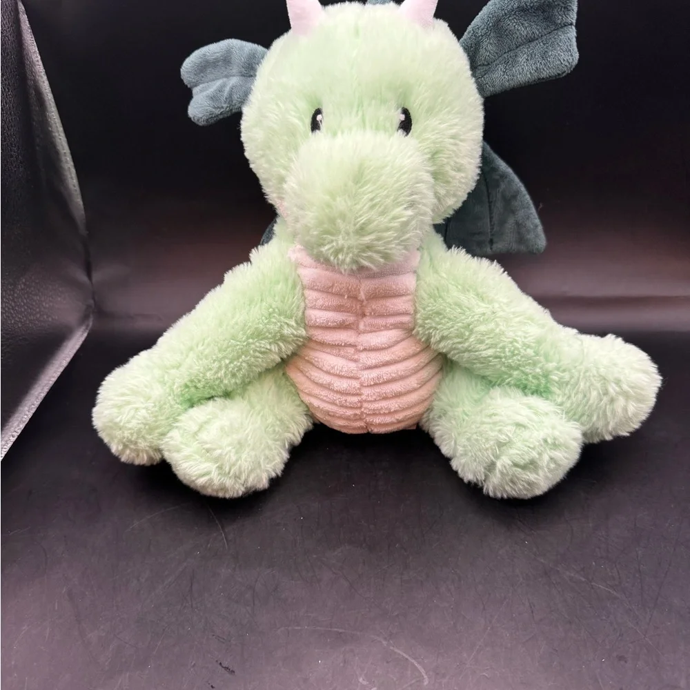 Warm Pals Daniel Dragon Plush Green  10” For Adults Comfort - Picture 2 of 14